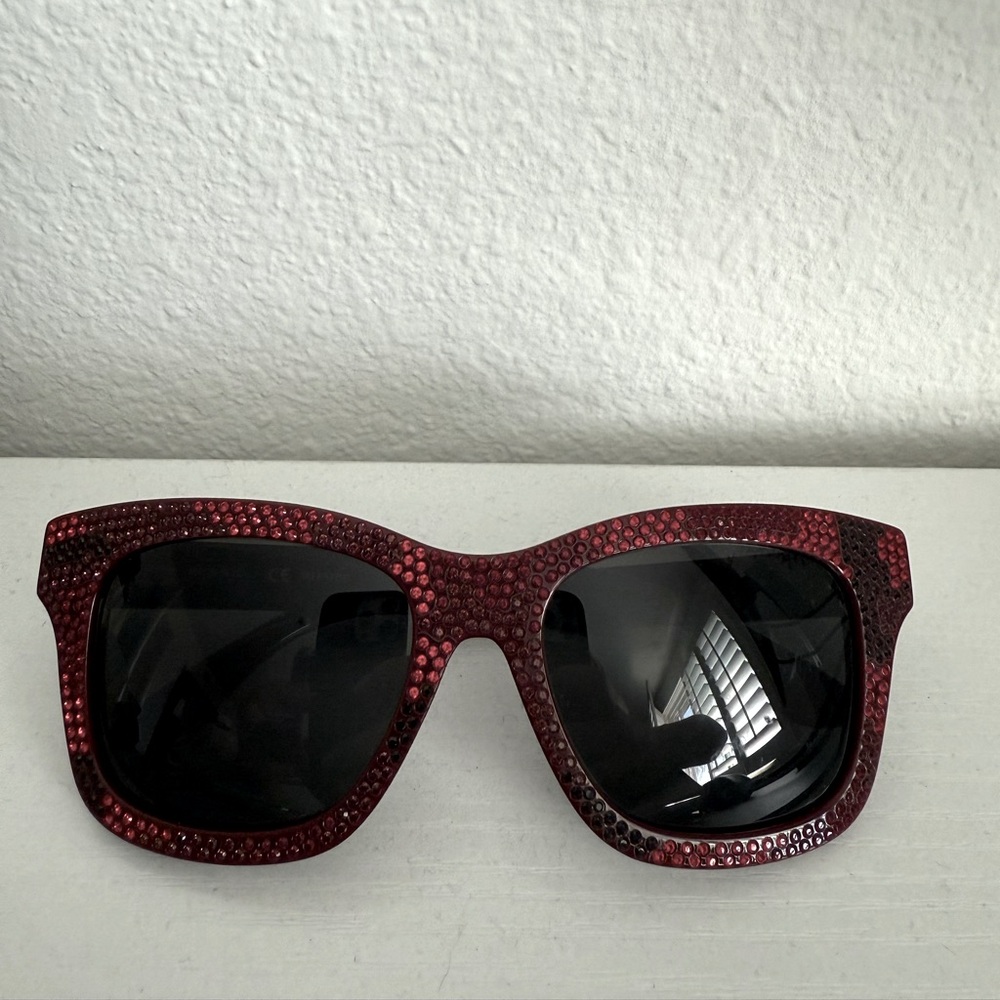 Valentino Garavani Glittering Ruby Sunglasses